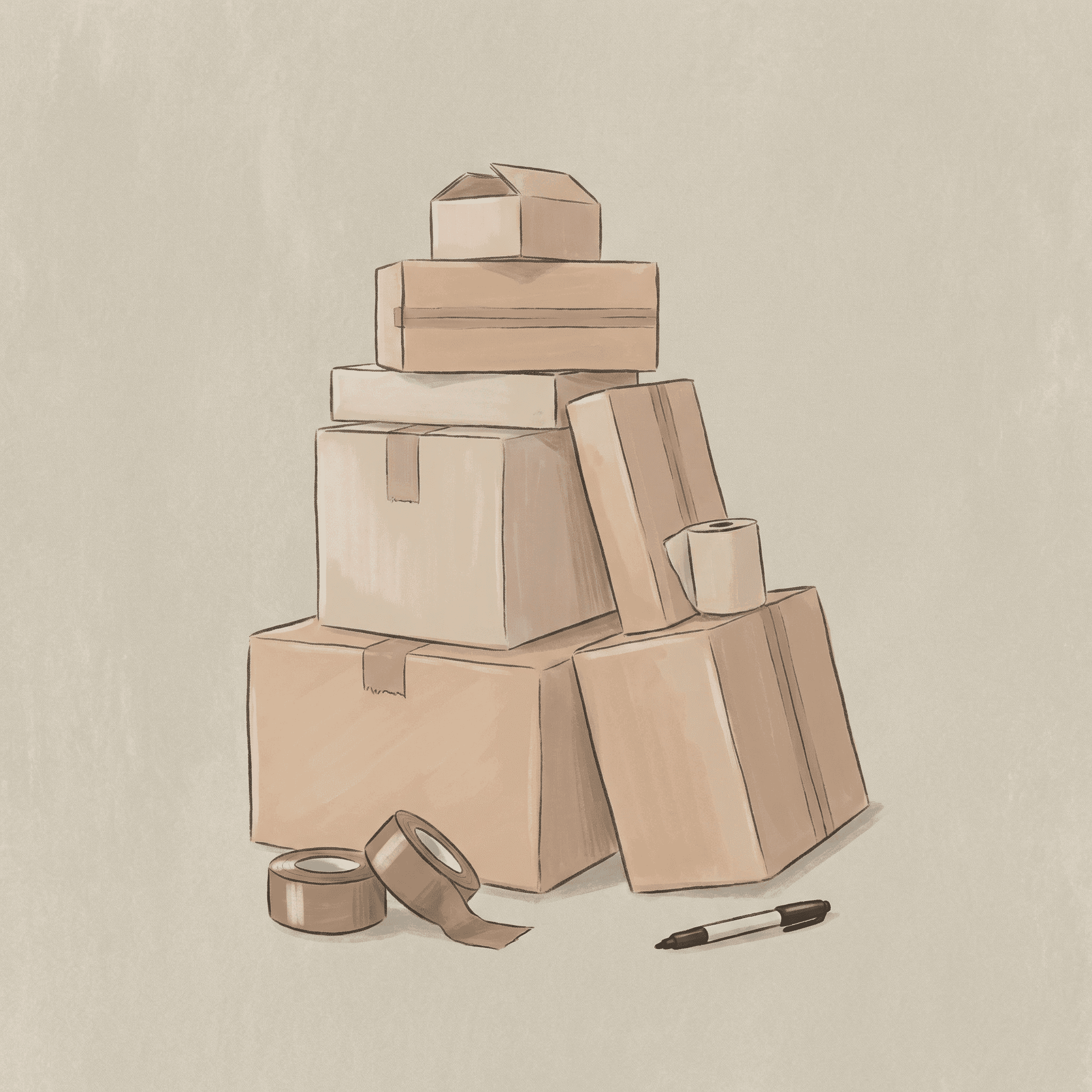 Flyttkartonger – hur många? – Riktlinjer för hur många flyttkartonger du behöver beroende …