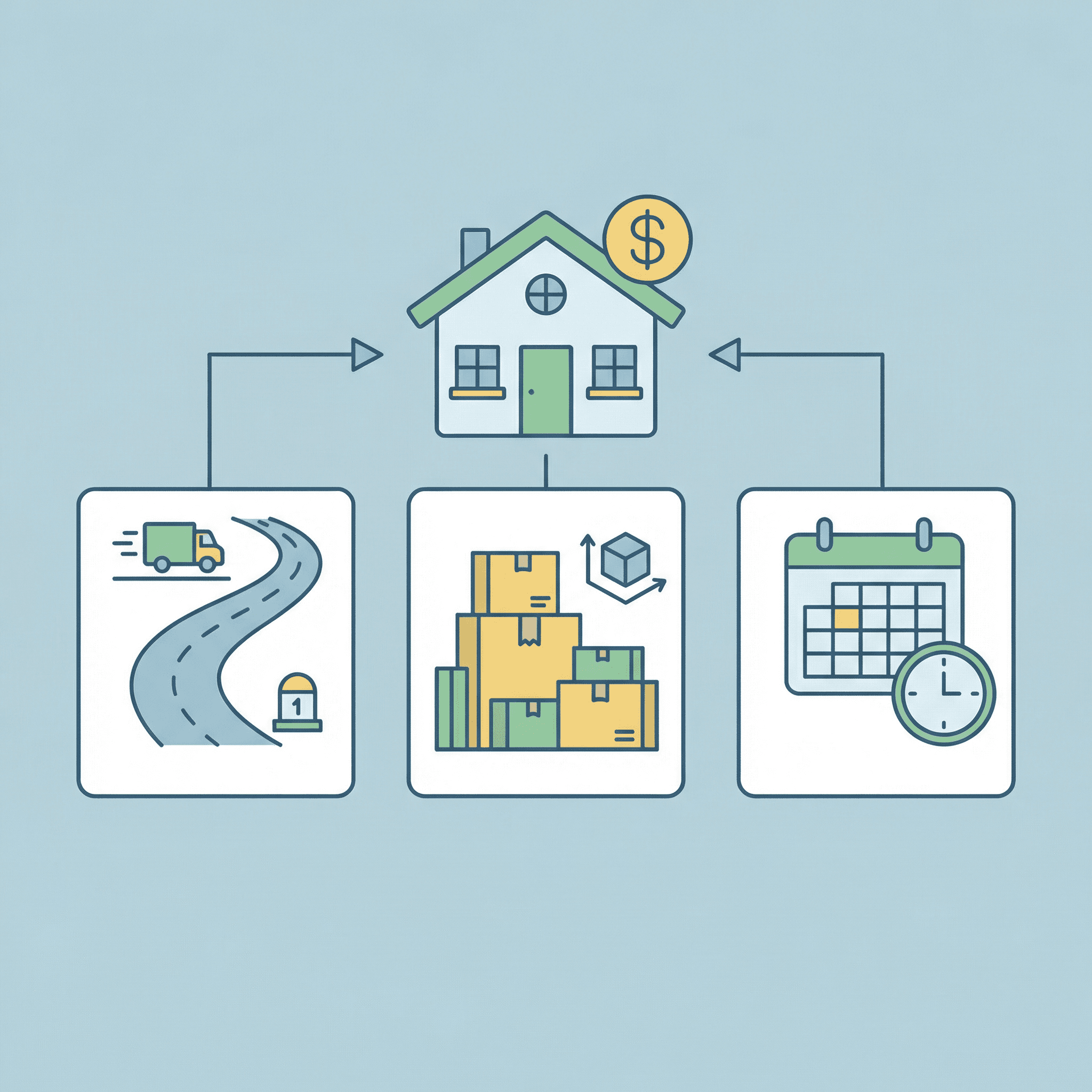 Vad påverkar priset på en flytt? – Sträcka, volym, tillval och datum – här förklarar vi alla fa…